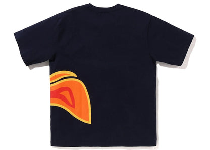BAPE Thermography Relaxed Fit Tee Navy