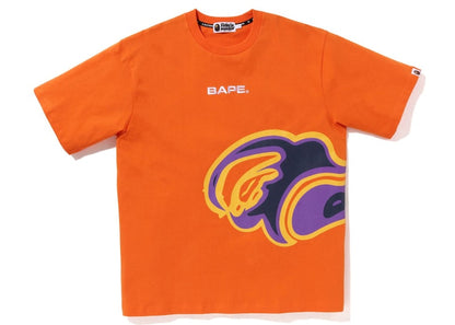 BAPE Thermography Relaxed Fit Tee Orange