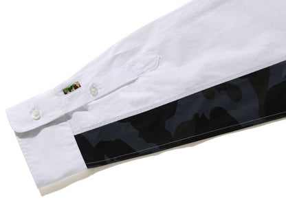 BAPE Thomas Mason Multi Pattern Wide Fit Shirt Multi