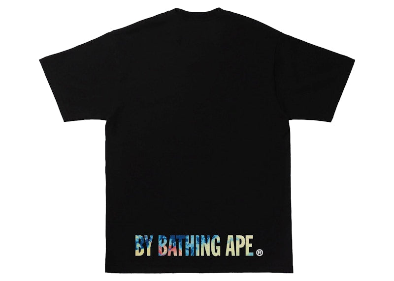 BAPE Tie Dye Ape Face Tee Black/Multi