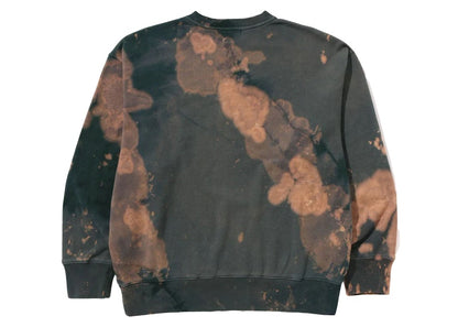 BAPE Tie Dye Ape Head Relaxed Fit Crewneck Sweatshirt Beige