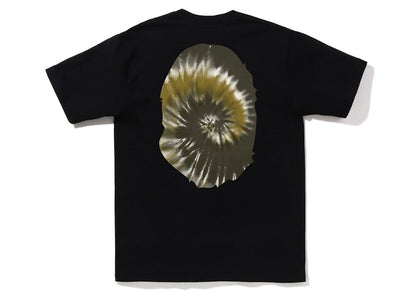 BAPE Tie Dye Big Ape Head Tee Black Black