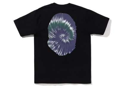 BAPE Tie Dye Big Ape Head Tee Black Purple