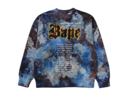 BAPE Tie Dye Boombox Crewneck Multicolor