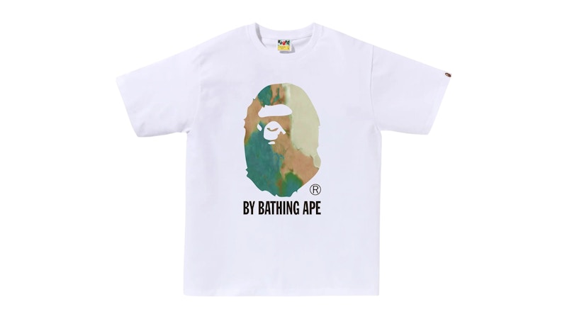BAPE Tie Dye By Bathing Ape Tee White/Beige