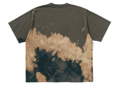 BAPE Tie Dye College Relaxed Fit Tee Beige