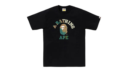 BAPE Tie Dye College Tee Black/Black