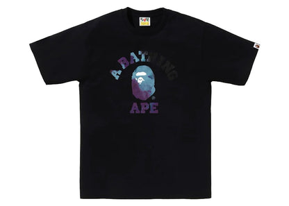 BAPE Tie Dye College Tee Black/Black