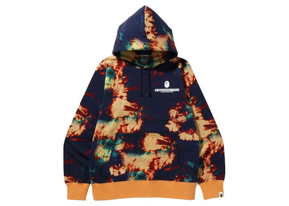 BAPE Tie Dye Pullover Hoodie Navy