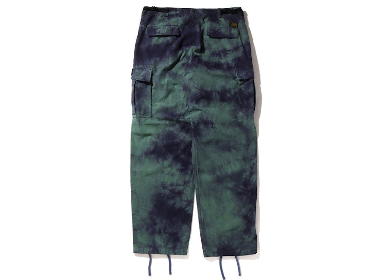 BAPE Tie Dye Relaxed Fit 6 Pocket Pants Purple