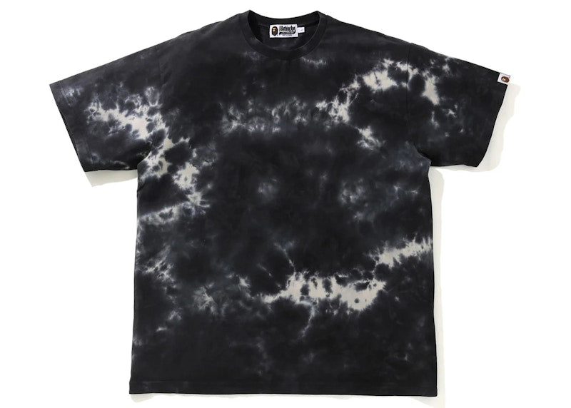 BAPE Tie Dye Relaxed Tee Black
