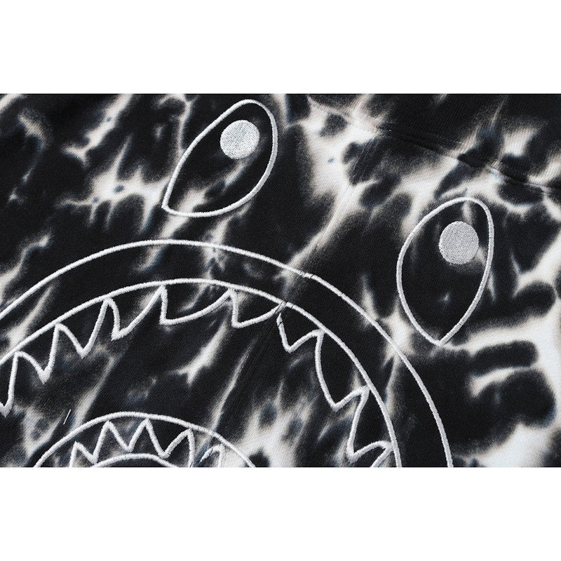 BAPE Tie Dye Shark Sweat (SS19) Shorts Black