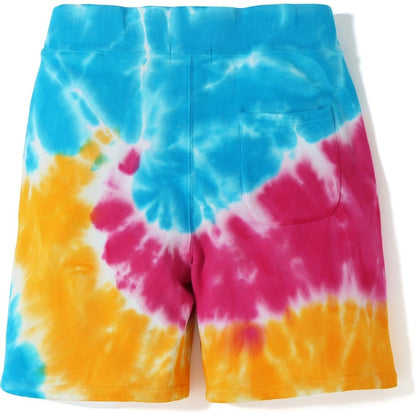 BAPE Tie Dye Shark Sweat (SS19) Shorts Multi