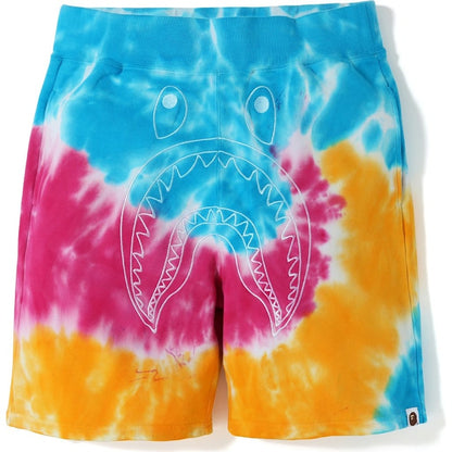 BAPE Tie Dye Shark Sweat (SS19) Shorts Multi