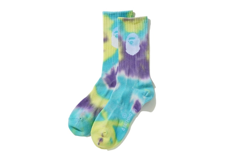 BAPE Tie Dye Socks Multi