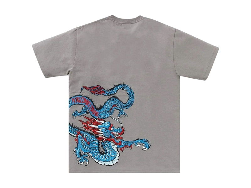 BAPE Tiger And Dragon Tee Gray