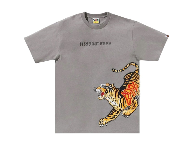 BAPE Tiger And Dragon Tee Gray