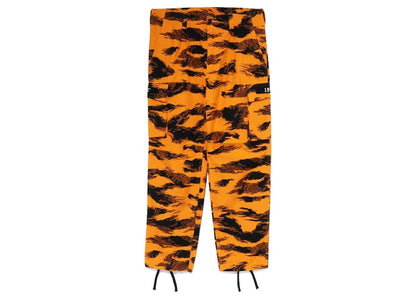 BAPE Tiger Camo Relaxed Fit Military Pants Orange
