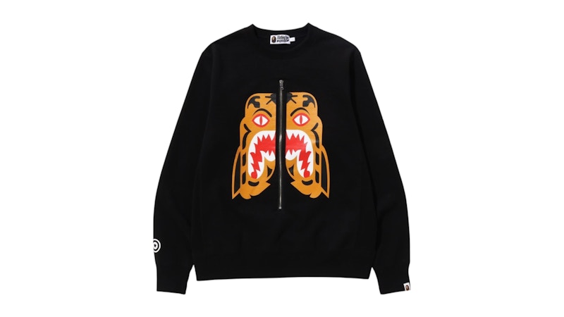 BAPE Tiger Crewneck Black