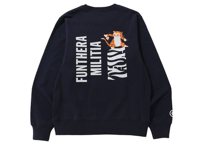 BAPE Tiger Crewneck (FW21) Navy