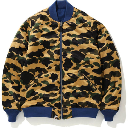 BAPE Tiger Embroidery Reversible Jacket Navy