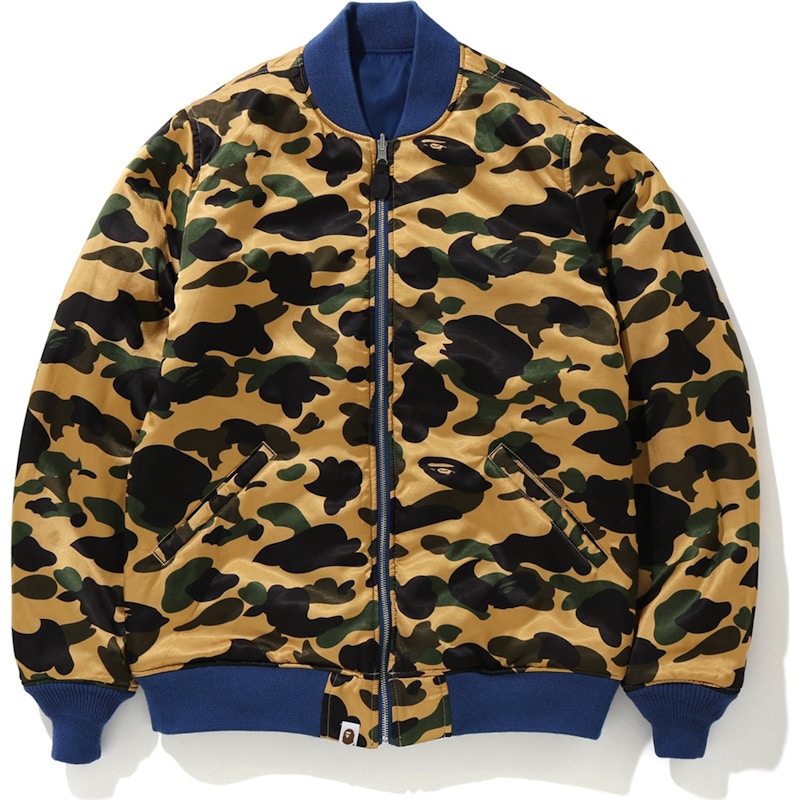 BAPE Tiger Embroidery Reversible Jacket Navy