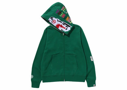 BAPE Tiger Full Zip Hoodie (FW23) Green
