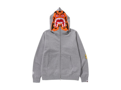 BAPE Tiger Full-Zip Hoodie (FW24) Grey