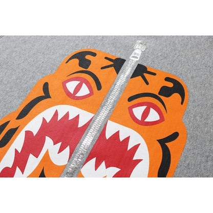 BAPE Tiger Heavy Weight Crewneck (FW19) Grey