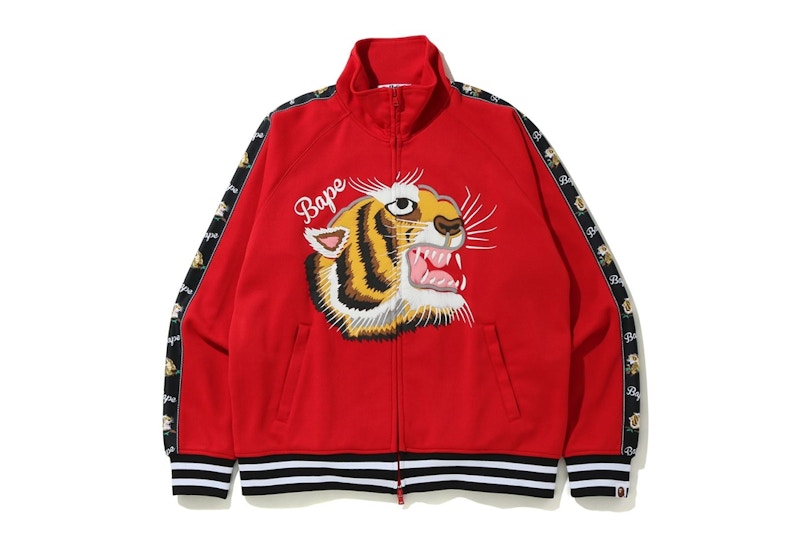 BAPE Tiger Jersey Top Red
