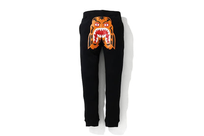 BAPE Tiger Slim Sweat Pants Black