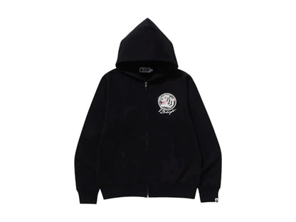 BAPE Tiger Souvenir Zip Hoodie Black