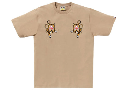 BAPE Tiger Tee Beige
