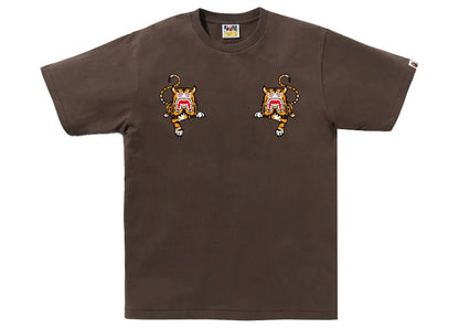 BAPE Tiger Tee Brown