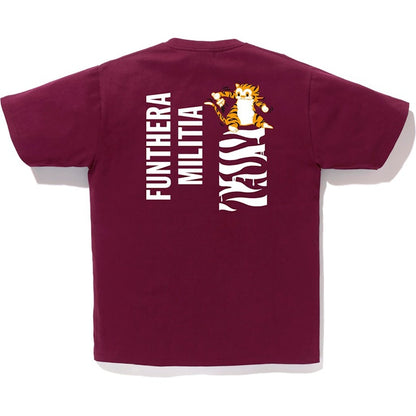 BAPE Tiger Tee Burgundy