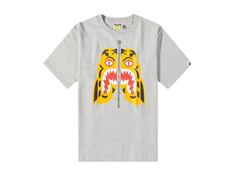 BAPE Tiger Tee Heather Grey