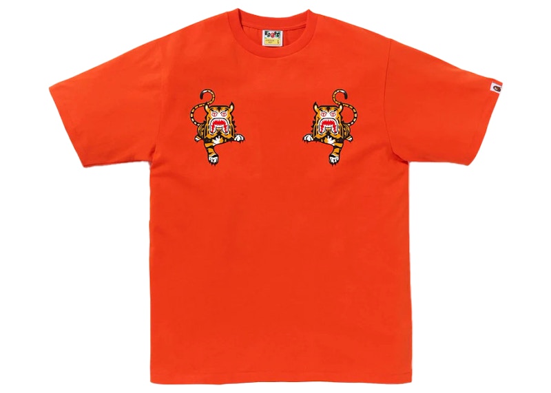 BAPE Tiger Tee Orange