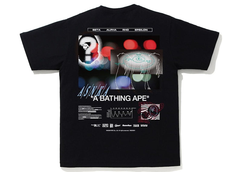 BAPE Time to Sleep Tee Black