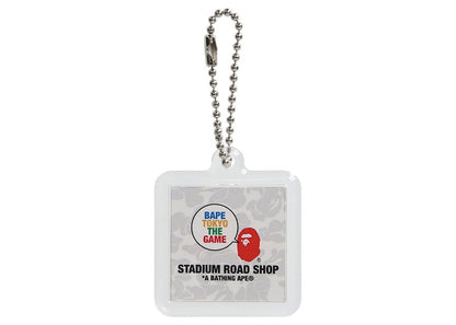 BAPE Tokyo The Game Keychain White