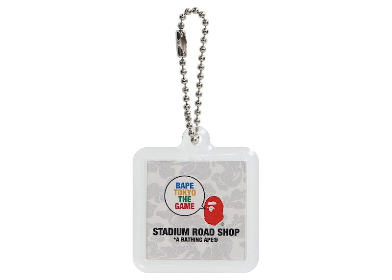 BAPE Tokyo The Game Keychain White