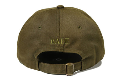 BAPE Tonal Ape Head One Point Panel Cap Olive