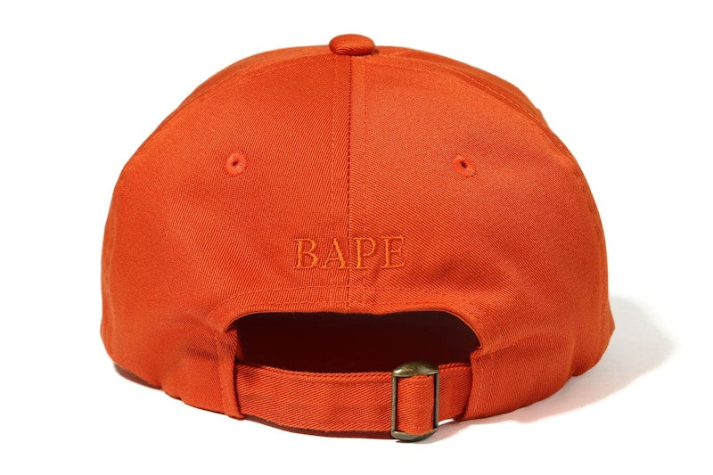BAPE Tonal Ape Head One Point Panel Cap Orange