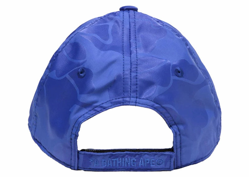 BAPE Tonal Solid Camo Cap Blue