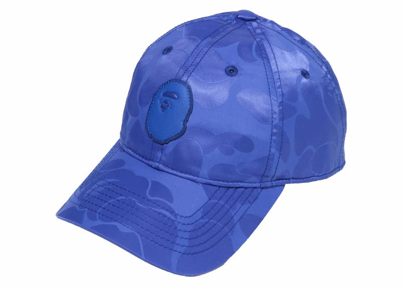 BAPE Tonal Solid Camo Cap Blue