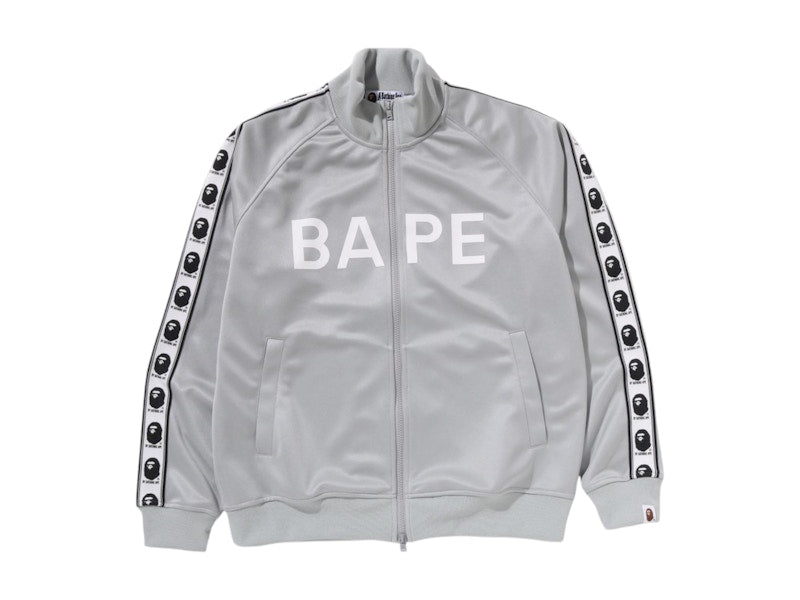 BAPE Track Jacket Gray