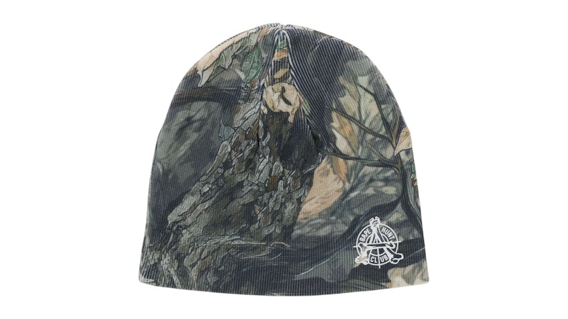BAPE Tree Edge Camo Knit Cap Brown