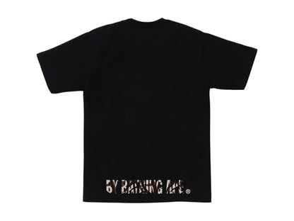 BAPE Trial Camo Ape Face Sta Tee Black/Beige