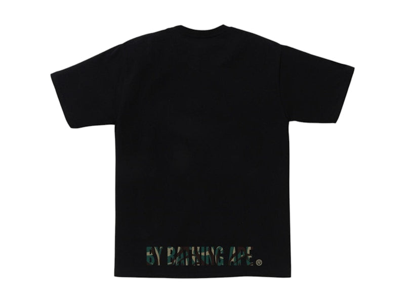 BAPE Trial Camo Ape Face Sta Tee Black/Green
