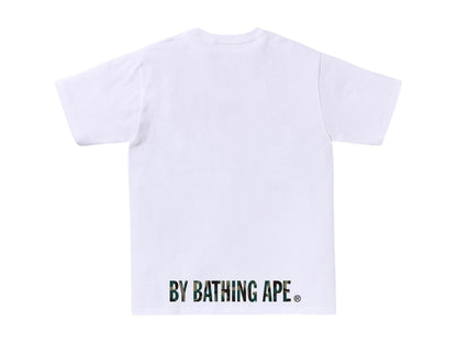 BAPE Trial Camo Ape Face Sta Tee White/Green