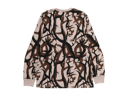 BAPE Trial Camo One Point L/S Tee Beige
